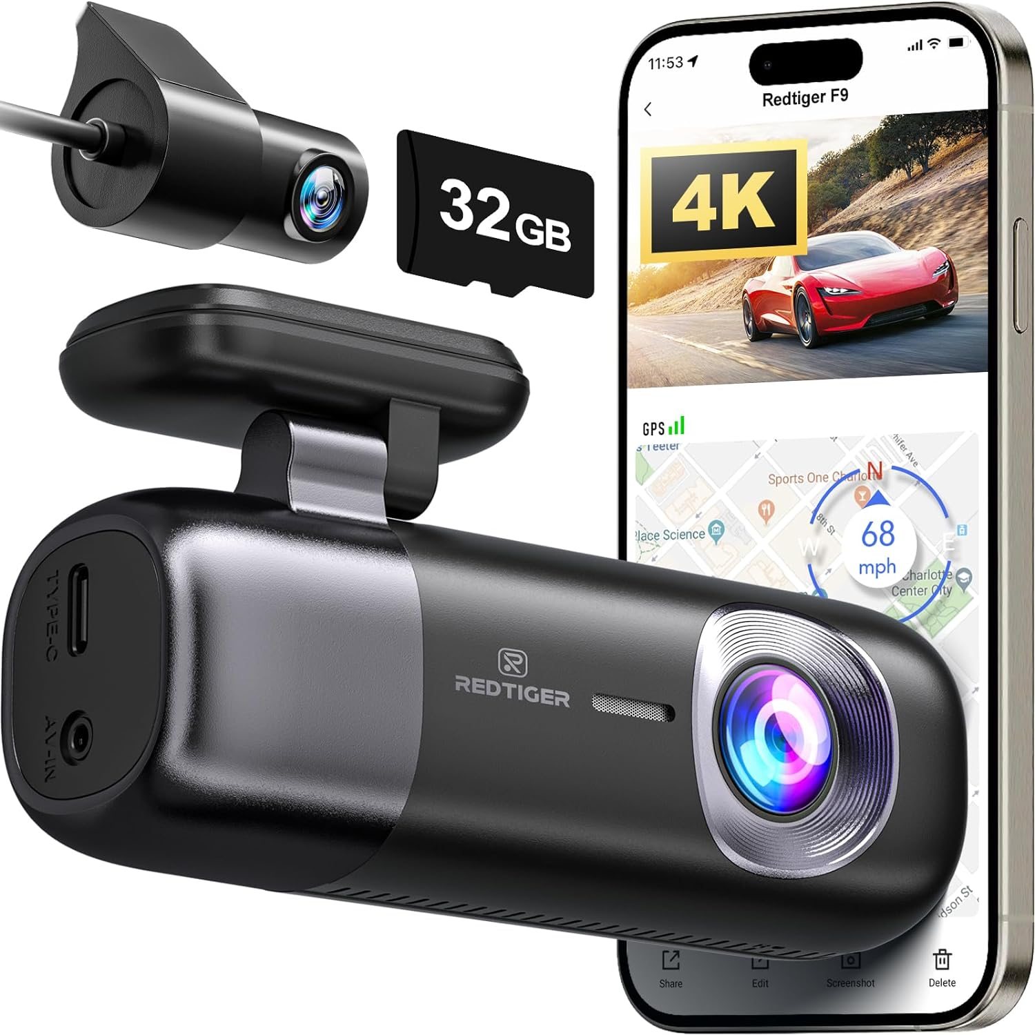 REDTIGER F9 Dash Cam
